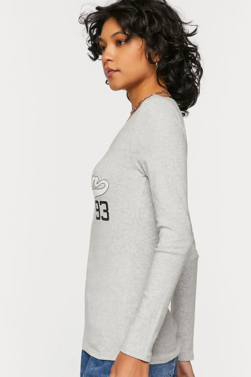 Heathered Austin Graphic Henley Tee