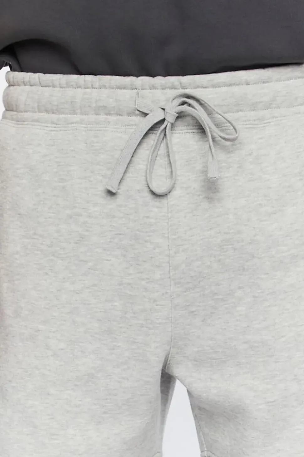 Heathered Drawstring Shorts