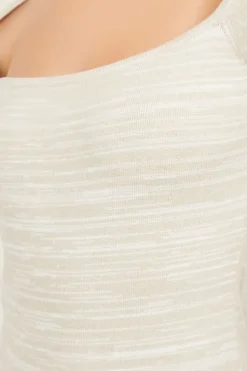 Heathered Knit Mini Dress