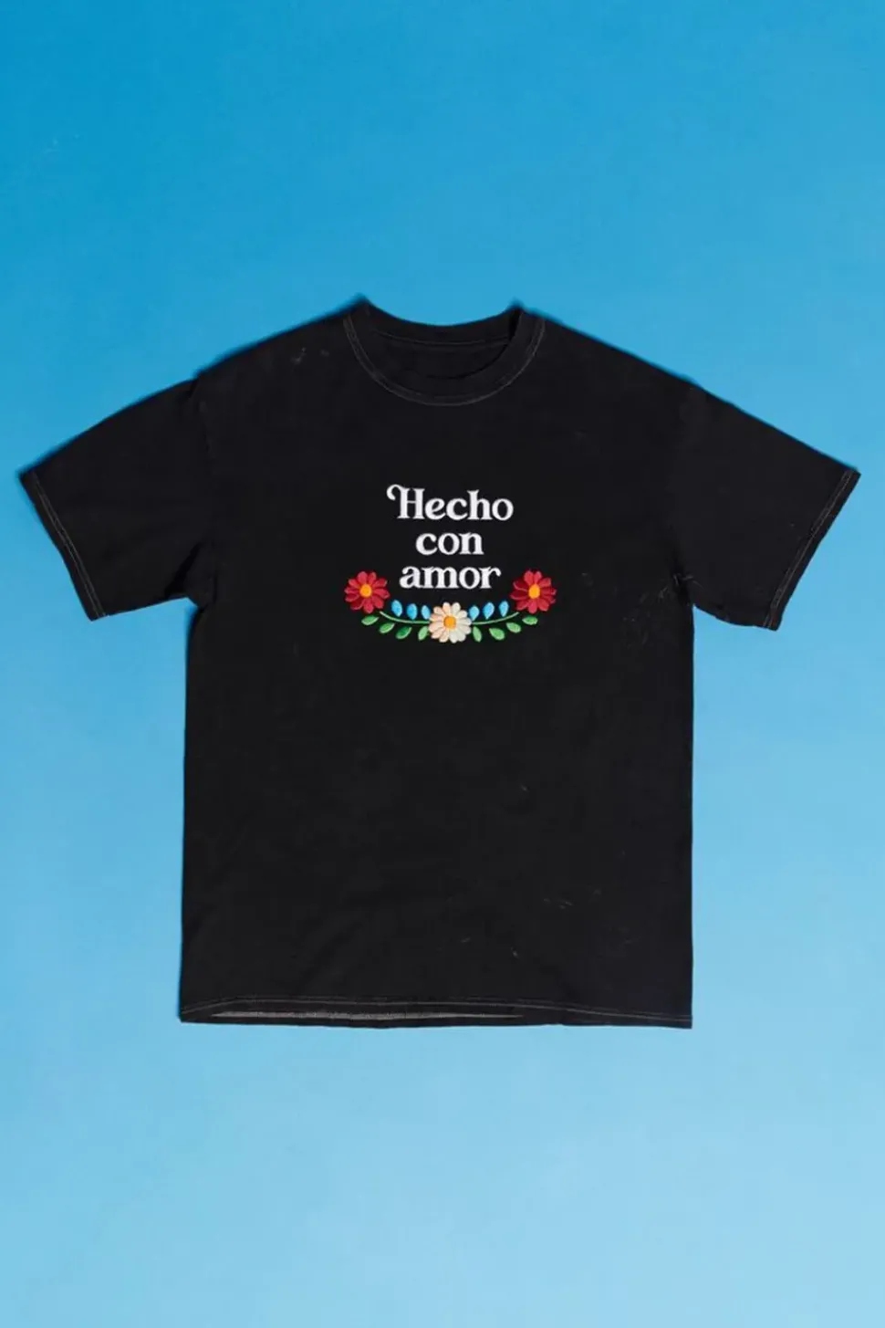 Hecho Con Amor Embroidered Tee