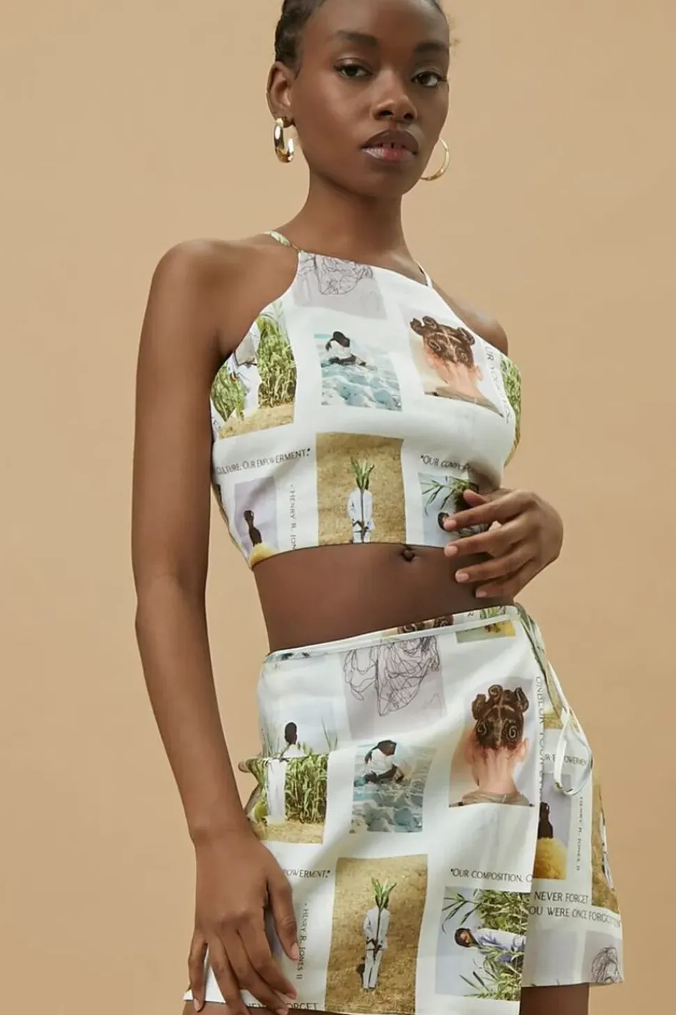 Henry R Jones Ii Wrap Mini Skirt