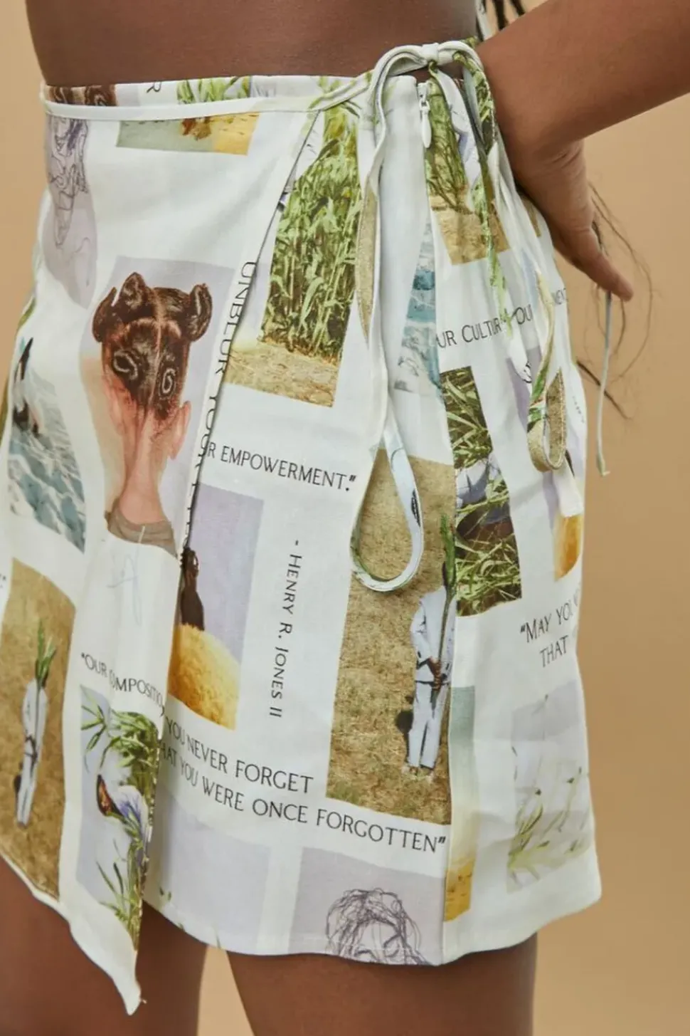 Henry R Jones Ii Wrap Mini Skirt