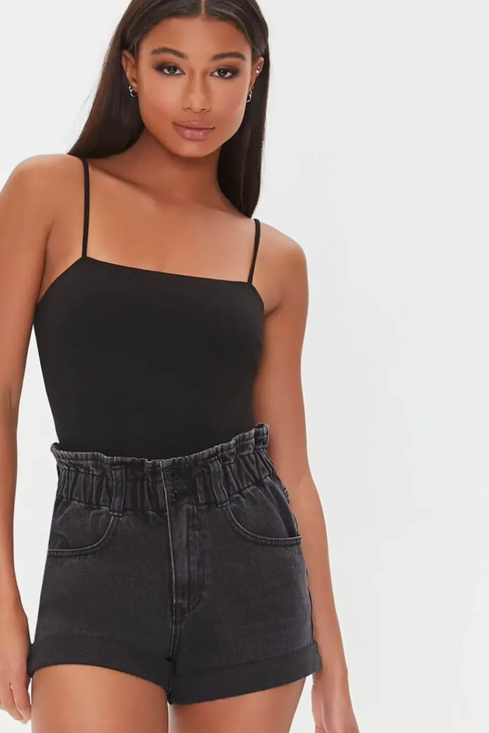 High-Leg Cut Cami Bodysuit