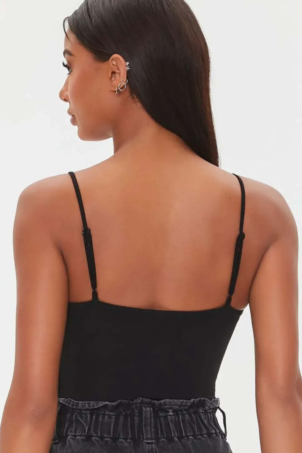 High-Leg Cut Cami Bodysuit