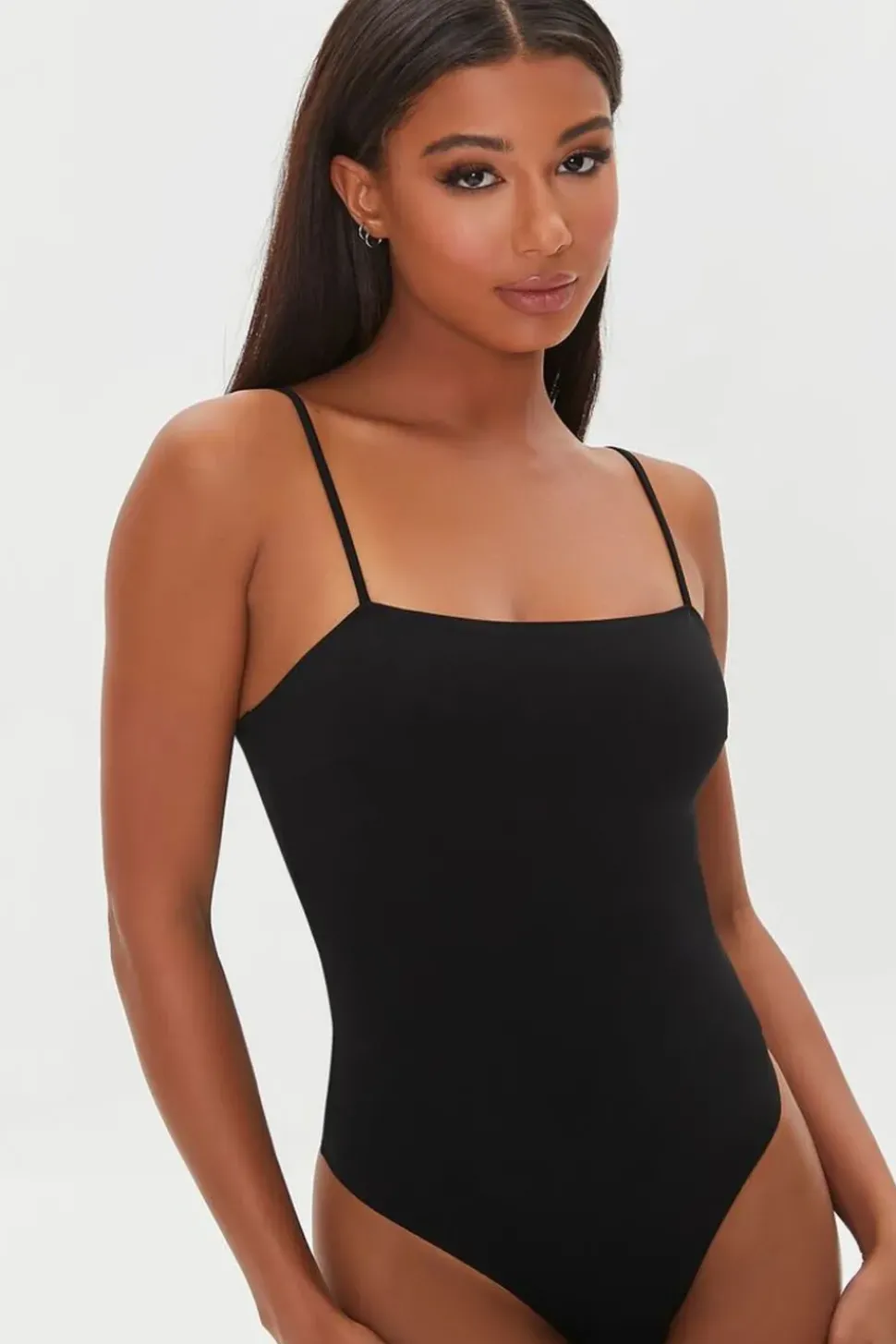 High-Leg Cut Cami Bodysuit