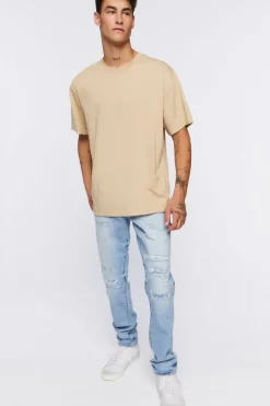 High-Low Crew Tee