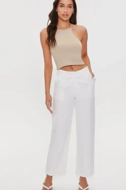 High-Neck Cropped Cami