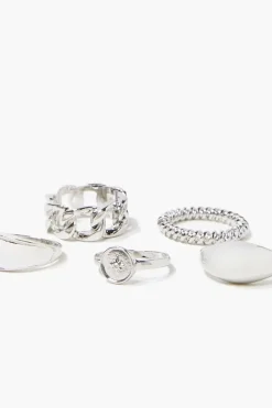 High-Polish Ring Set
