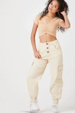 High-Rise Cargo Joggers