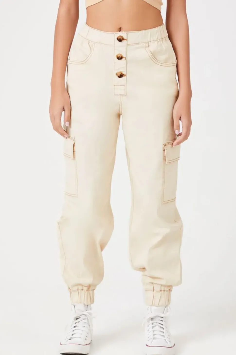 High-Rise Cargo Joggers