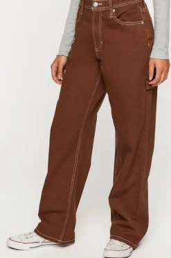 High-Rise Carpenter Dad Jeans