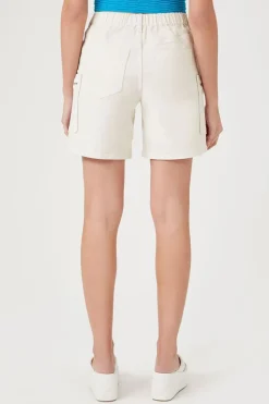 High-Rise Denim Shorts