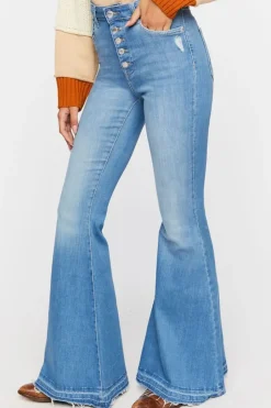 High-Rise Flare Jeans