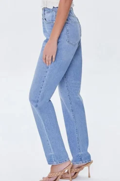 High-Rise Mom Long Jeans
