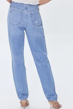 High-Rise Mom Long Jeans