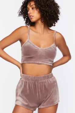 High-Rise Pajama Shorts