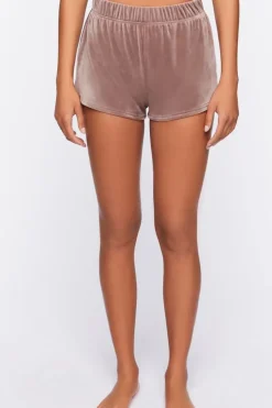 High-Rise Pajama Shorts