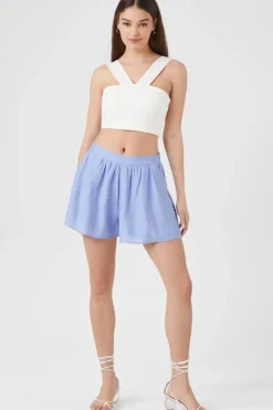 High-Rise Pull-On Shorts