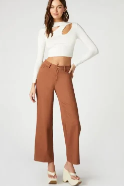 High-Rise Straight Jeans