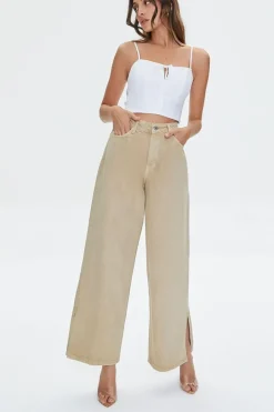 High-Rise Straight-Leg Jeans
