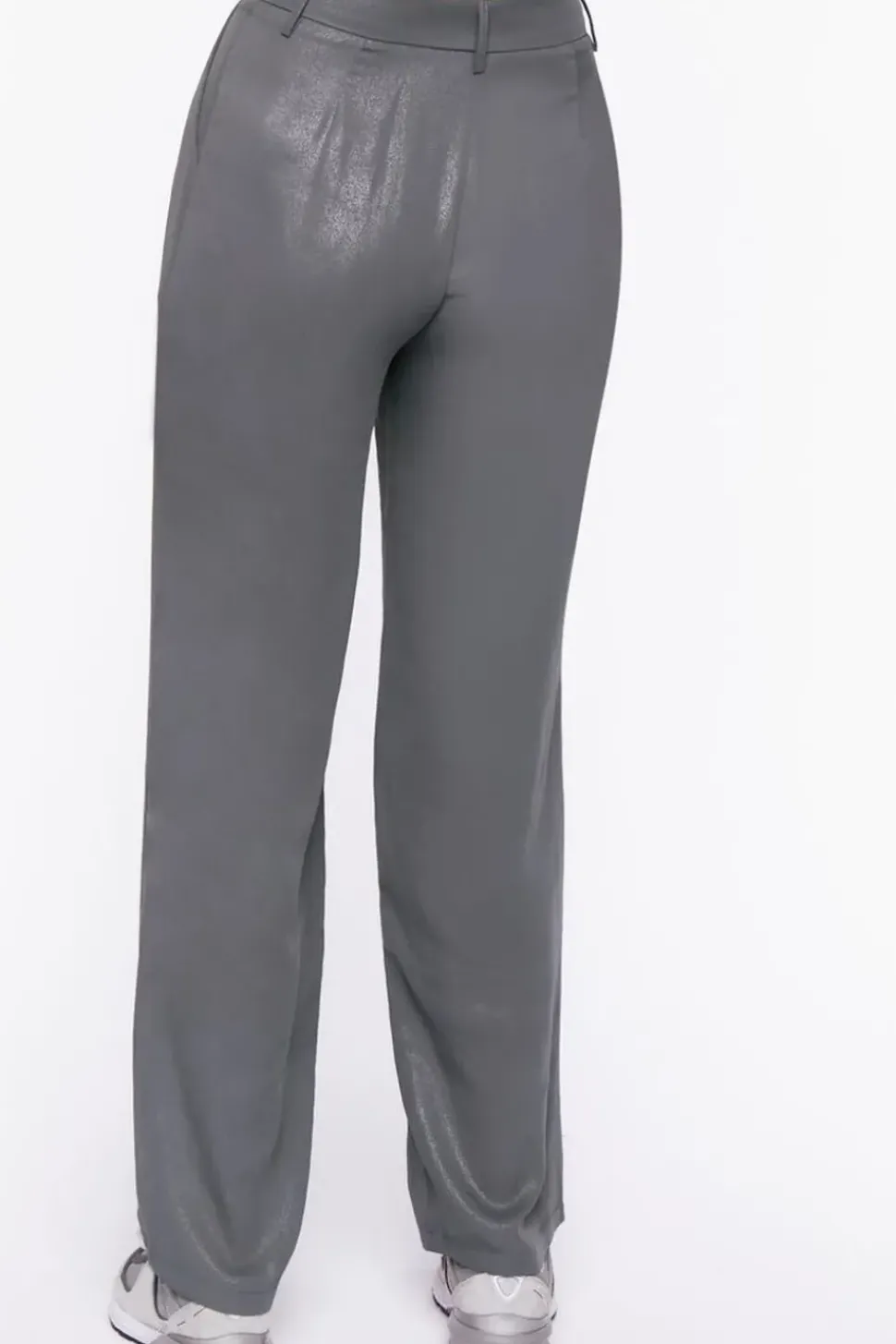 High-Rise Straight-Leg Pants