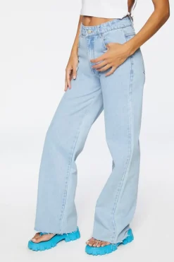 High-Rise Wide-Leg Jeans