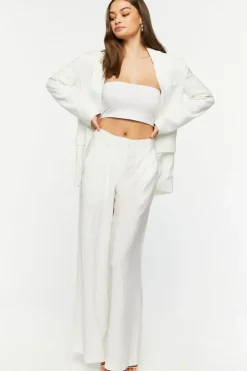 High-Rise Wide-Leg Trousers