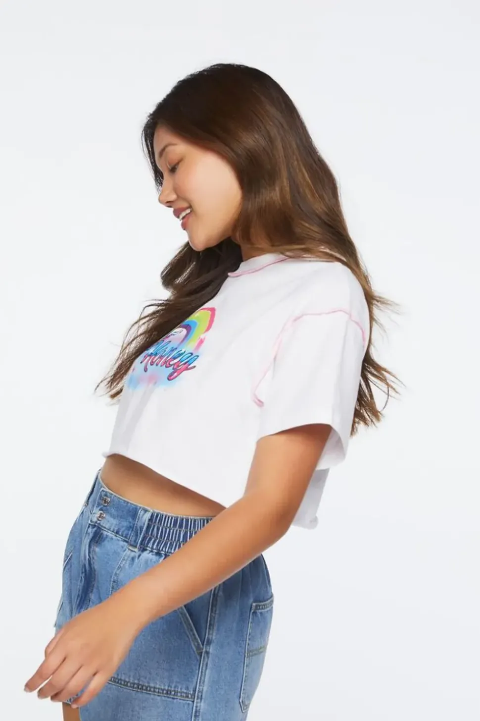 Honey Graphic Cropped Tee