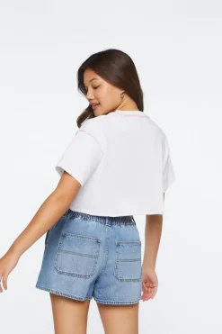 Honey Graphic Cropped Tee