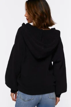 Hooded Drop-Sleeve Sweater
