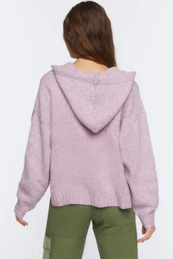 Hooded Zip-Up Sweater