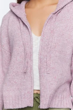 Hooded Zip-Up Sweater
