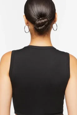 Hook-And-Eye Crop Top