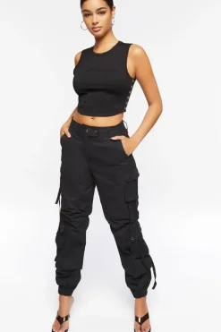 Hook-And-Eye Crop Top