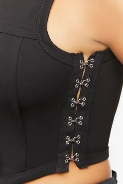 Hook-And-Eye Crop Top