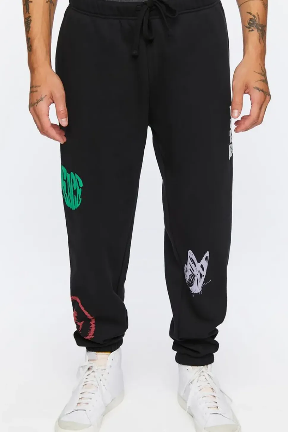 Hope For The Best Graphic Joggers