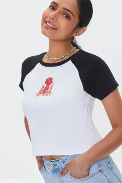 Hot Stuff Graphic Baseball Tee