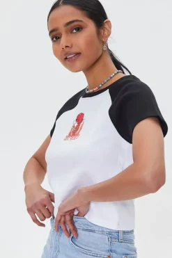 Hot Stuff Graphic Baseball Tee