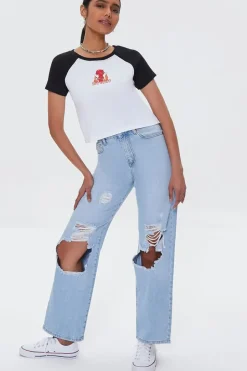 Hot Stuff Graphic Baseball Tee