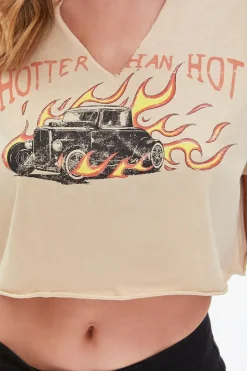 Hotter Than Hot Cropped Tee
