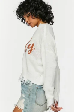 Howdy Graphic Sharkbite Sweater
