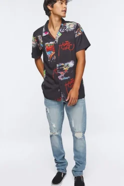 Hustle Graffiti Graphic Shirt