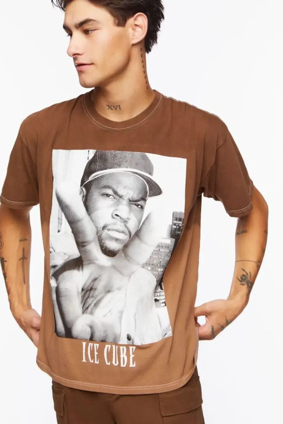 Ice Cube Dip-Dye Graphic Tee