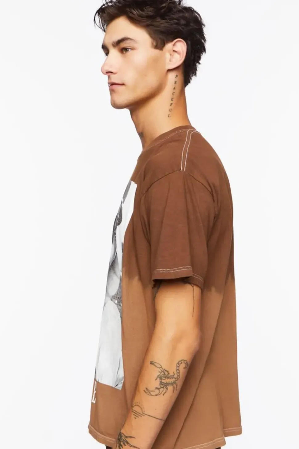 Ice Cube Dip-Dye Graphic Tee