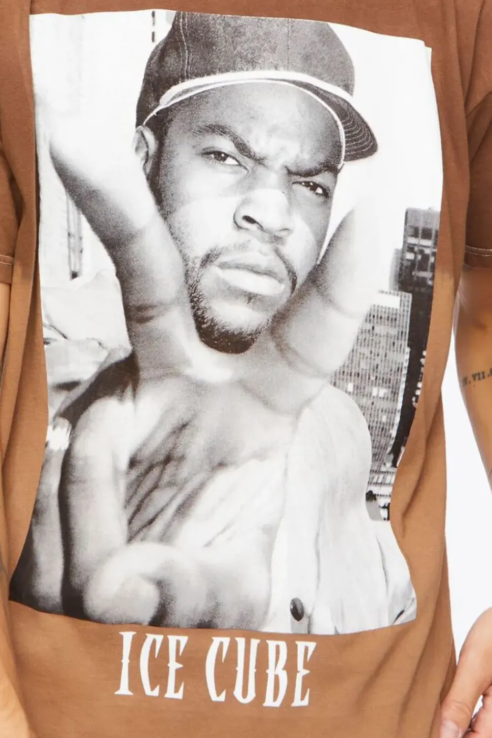 Ice Cube Dip-Dye Graphic Tee
