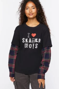 I Love Skater Boys Combo Tee