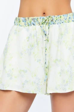 Inverted Floral Print Shorts