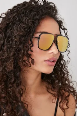 Iridescent Aviator Sunglasses