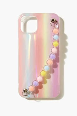 Iridescent Beaded Case For Iphone 13