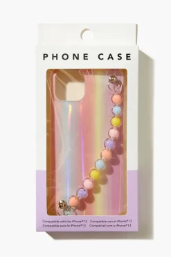 Iridescent Beaded Case For Iphone 13